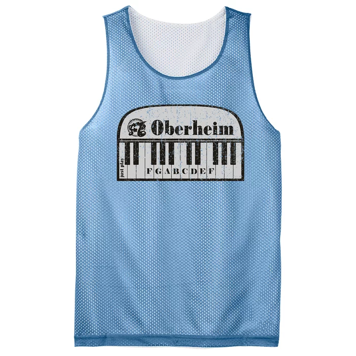 Vintage Oberheim 1969 Mesh Reversible Basketball Jersey Tank