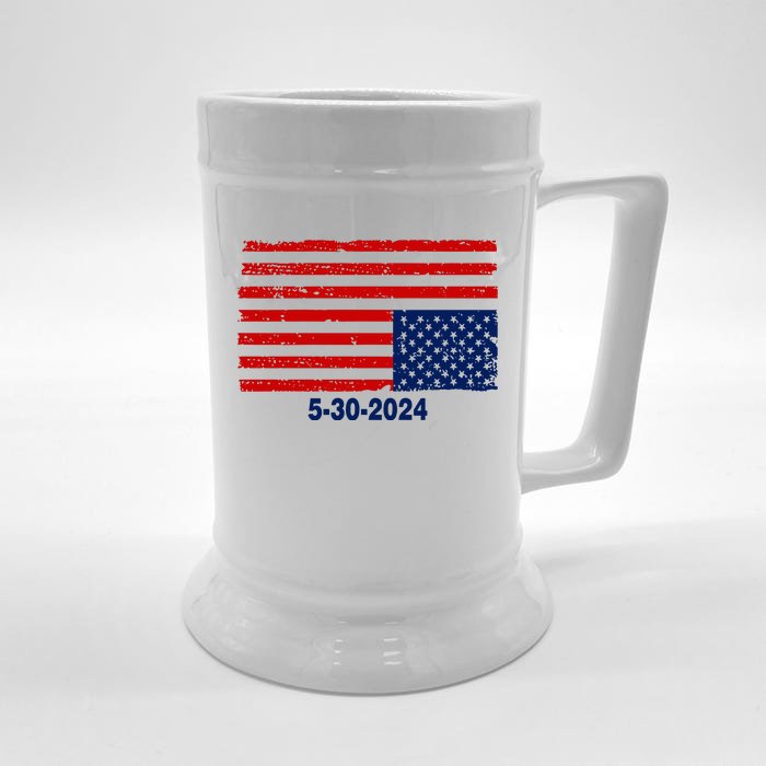 Vote Outlaw 5302024 Front & Back Beer Stein