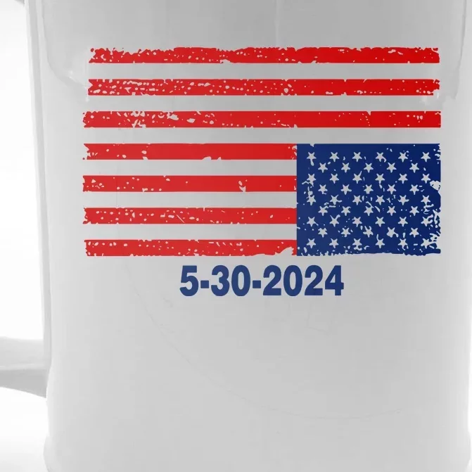 Vote Outlaw 5302024 Front & Back Beer Stein