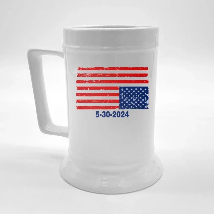 Vote Outlaw 5302024 Front & Back Beer Stein