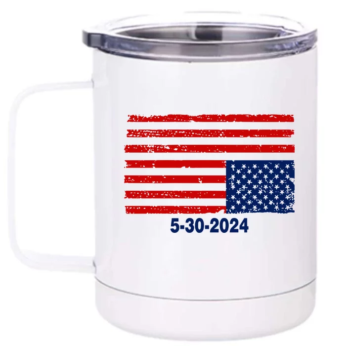 Vote Outlaw 5302024 Front & Back 12oz Stainless Steel Tumbler Cup