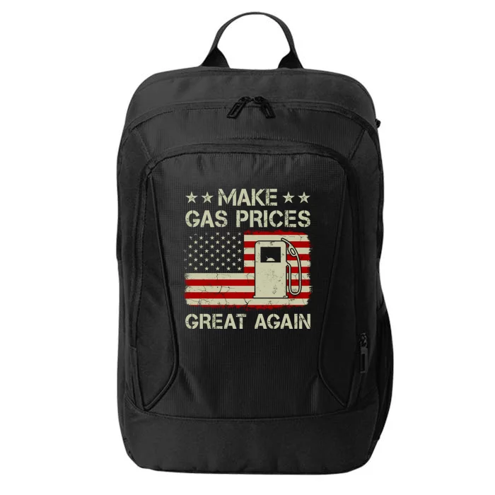 Vintage Old American Flag Make Gas Prices Great Again Gift City Backpack