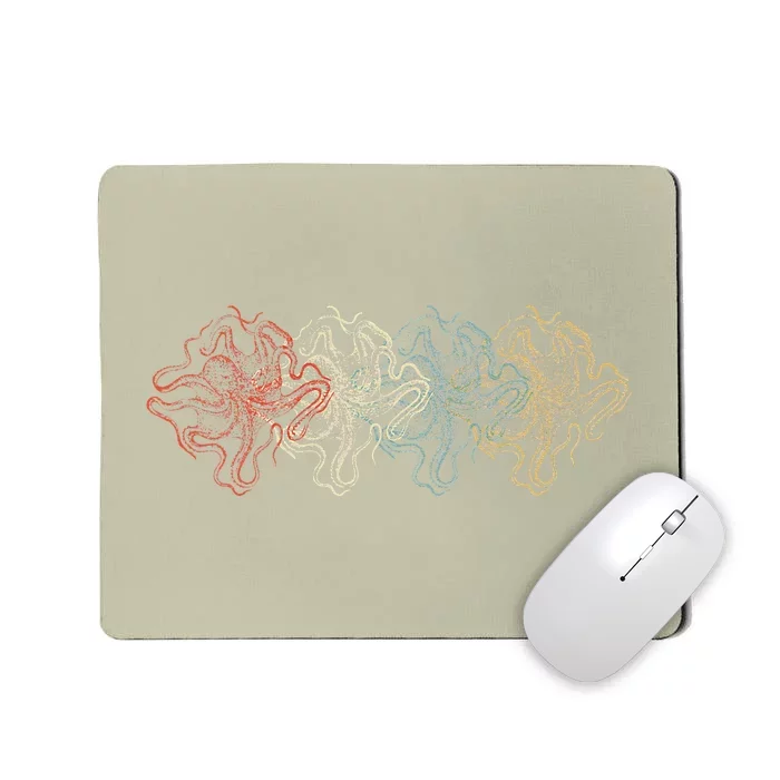 Vintage Octopus Animal Environmental Gifts Mousepad