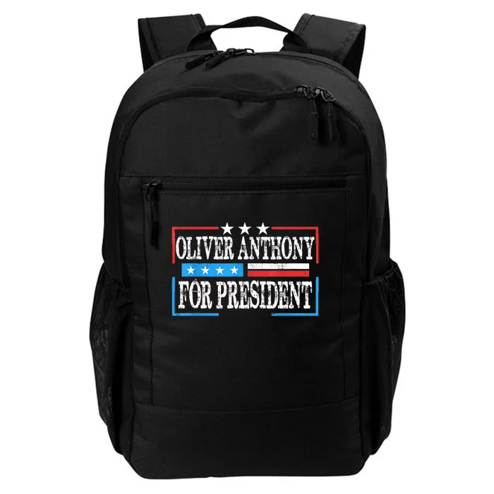 Vintage Oliver Anthony For President 2024 Daily Commute Backpack