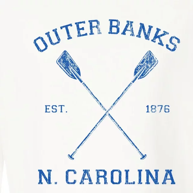 Vintage Outer Banks North Carolina Vacation Cropped Pullover Crew