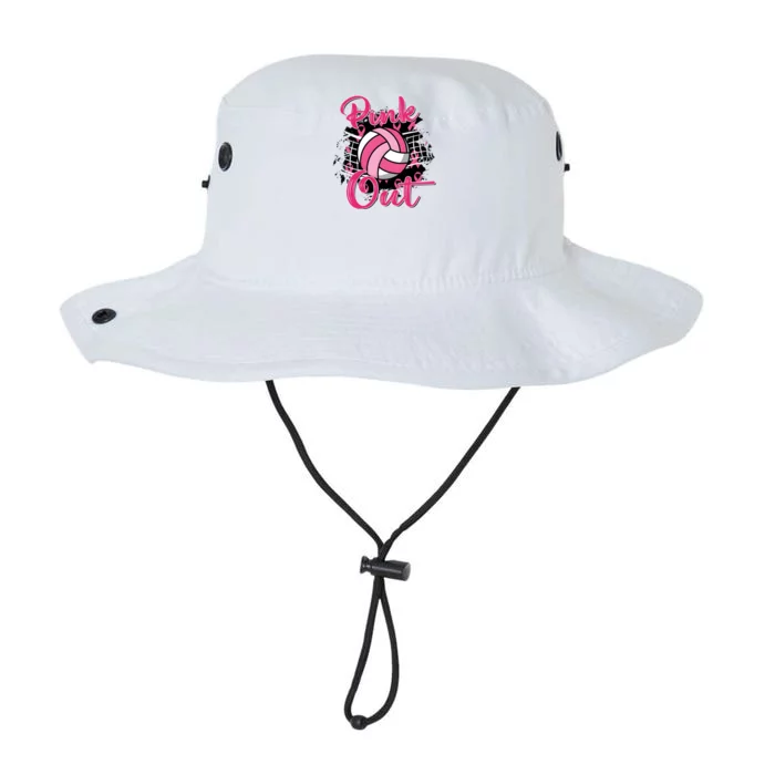 Volleyball Out Breast Cancer Awareness Legacy Cool Fit Booney Bucket Hat