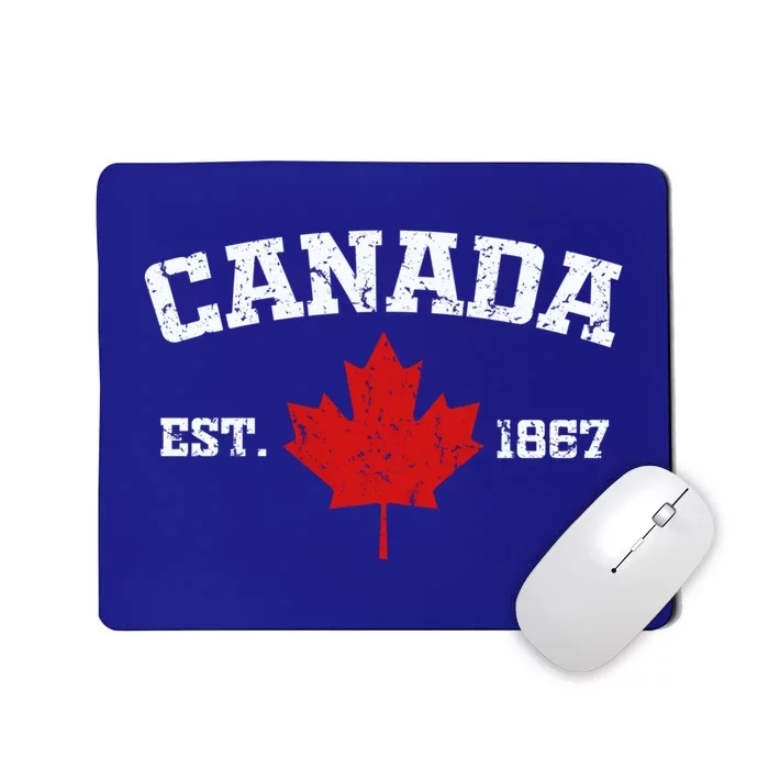 Vintage Ottawa Canada Est 1867 Souvenir Gift Cute Gift Mousepad