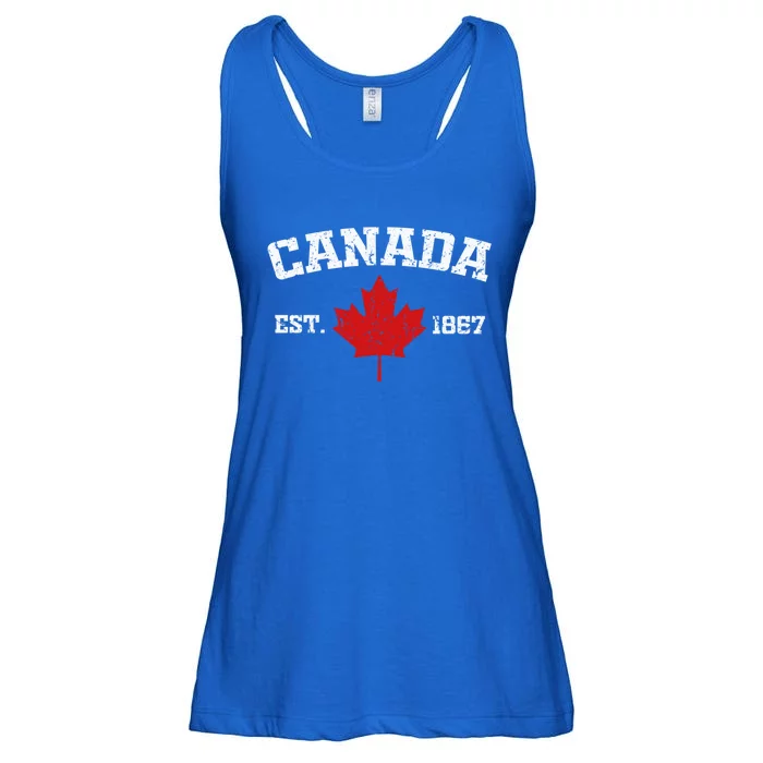 Vintage Ottawa Canada Est 1867 Souvenir Gift Cool Gift Ladies Essential Flowy Tank