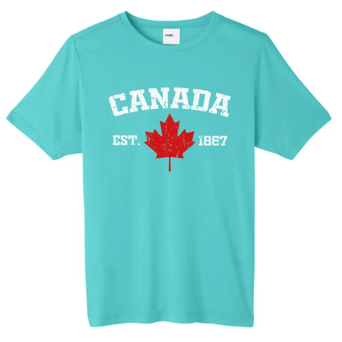 Vintage Ottawa Canada Est 1867 Souvenir Gift Cool Gift ChromaSoft Performance T-Shirt