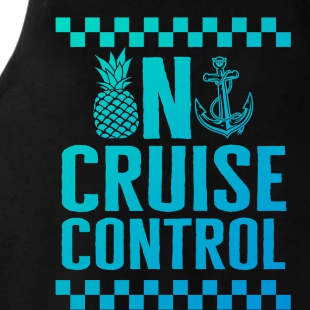 Vacation On Cruise Lover Control Summer Cruise Trip Beach Lo Cool Gift Ladies Tri-Blend Wicking Tank