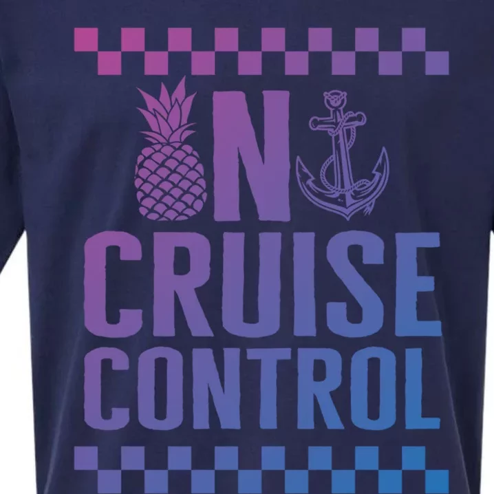 Vacation On Cruise Lover Control Summer Cruise Trip Beach Lo Cool Gift Sueded Cloud Jersey T-Shirt