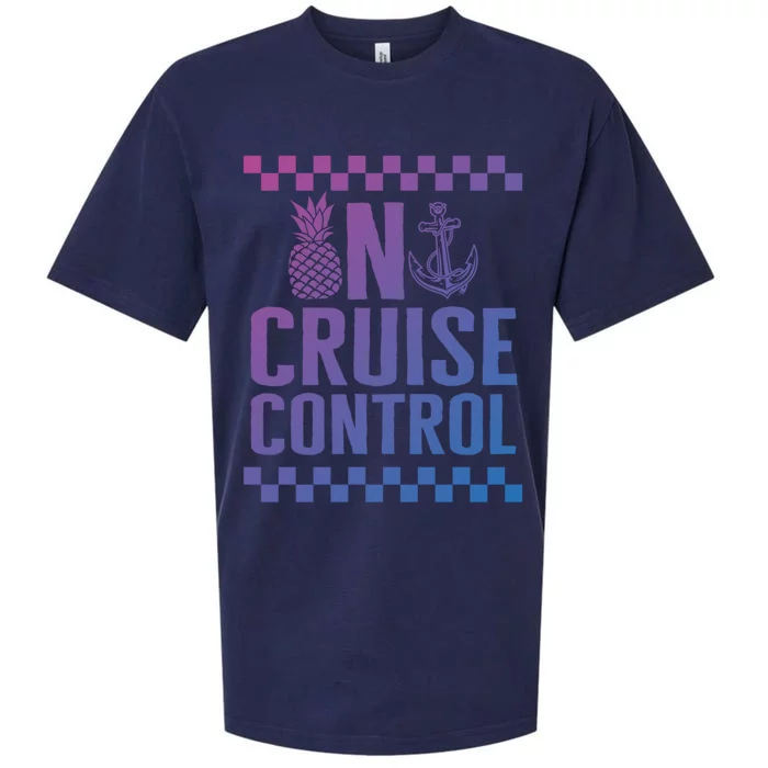 Vacation On Cruise Lover Control Summer Cruise Trip Beach Lo Cool Gift Sueded Cloud Jersey T-Shirt