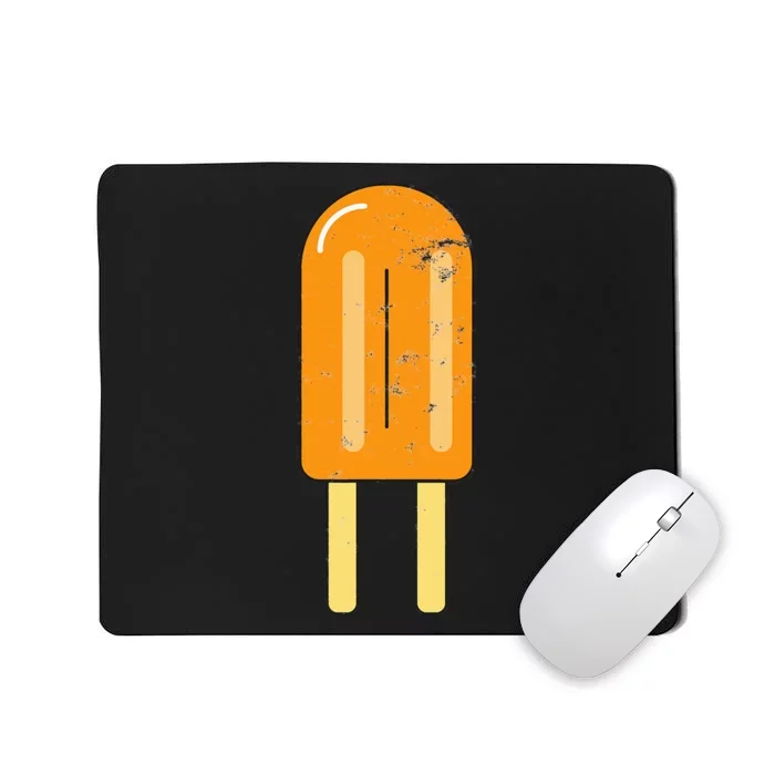 Vintage Orange Cream Popsicle Halloween Outfit Retro Mousepad