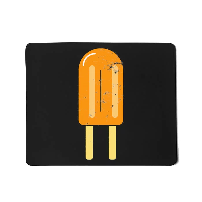 Vintage Orange Cream Popsicle Halloween Outfit Retro Mousepad