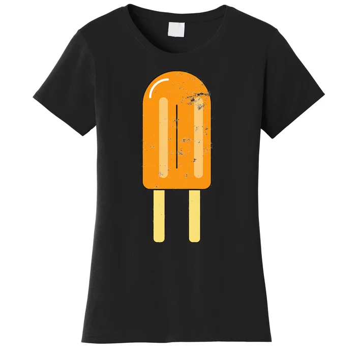 Vintage Orange Cream Popsicle Halloween Outfit Retro Women's T-Shirt