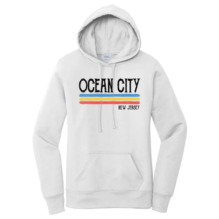 Vintage Ocean City New Jersey Nj Souvenir Gift Women's Pullover Hoodie