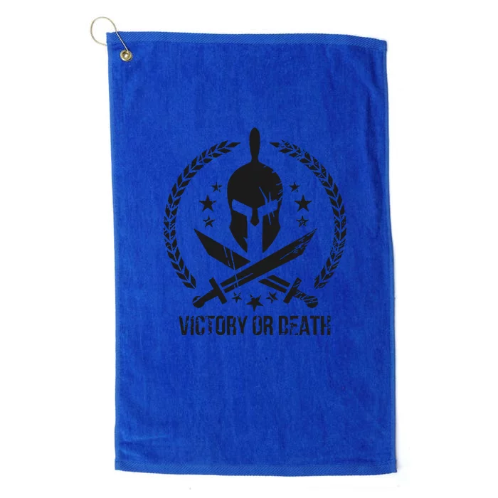 Victory Of Death |Dion Wear Spartan Warrior Platinum Collection Golf Towel