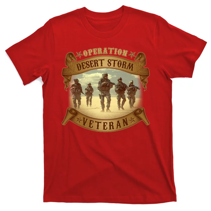 Vintage Operation Desert Storm Veteran T-Shirt