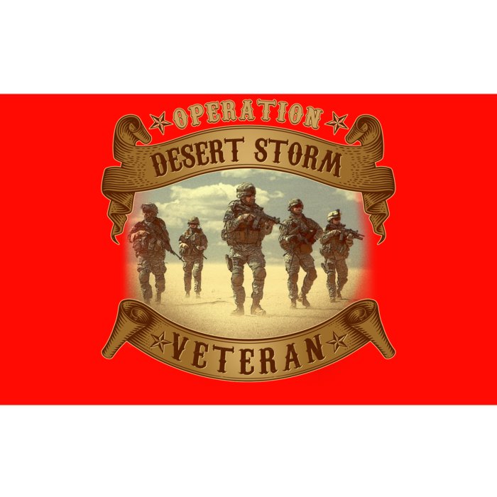 Vintage Operation Desert Storm Veteran Bumper Sticker