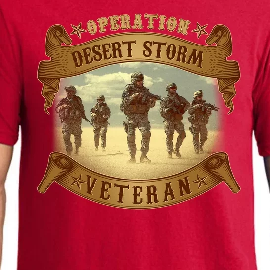 Vintage Operation Desert Storm Veteran Pajama Set