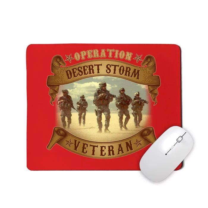 Vintage Operation Desert Storm Veteran Mousepad