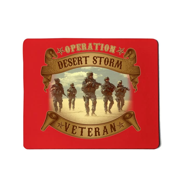 Vintage Operation Desert Storm Veteran Mousepad