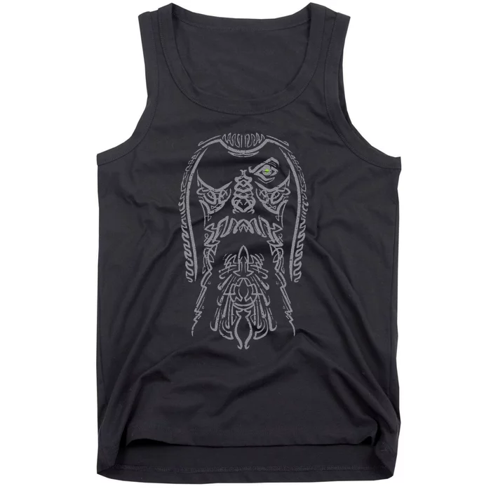 Viking Odin Face Norse Mythology God Tank Top