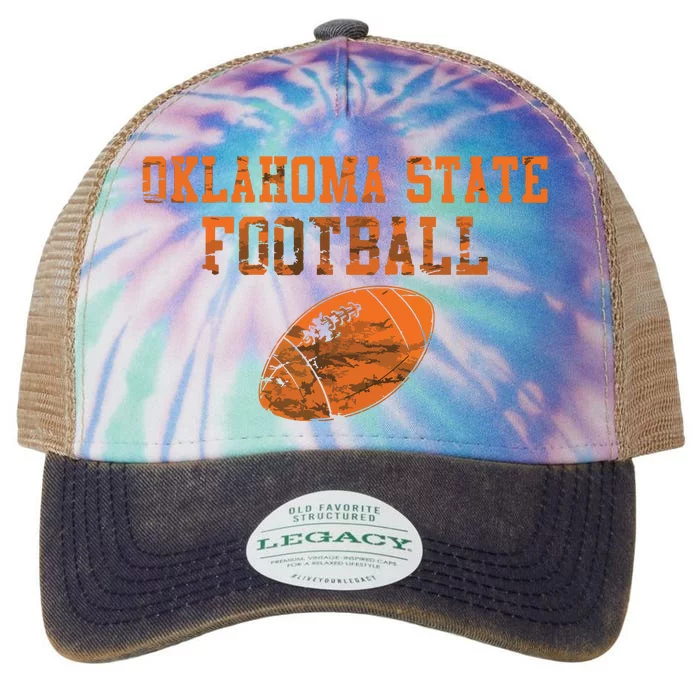 Vintage Oklahoma Football Legacy Tie Dye Trucker Hat