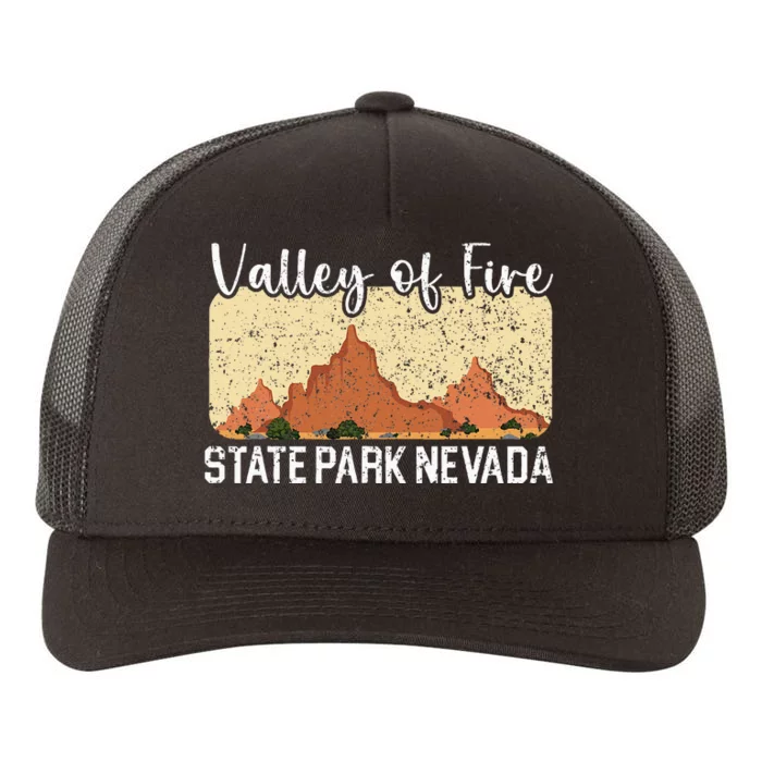 Valley Of Fire State Park Nevada Usa America Nevadans Yupoong Adult 5-Panel Trucker Hat