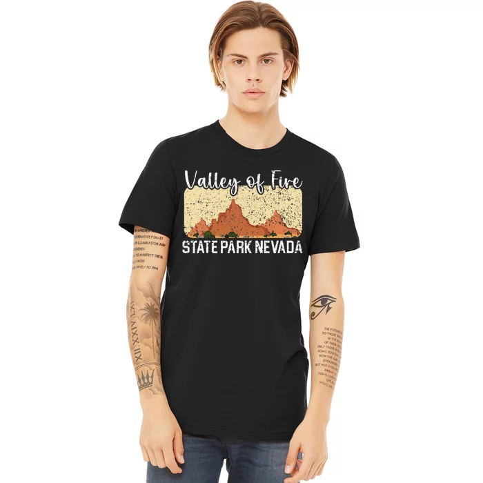 Valley Of Fire State Park Nevada Usa America Nevadans Premium T-Shirt