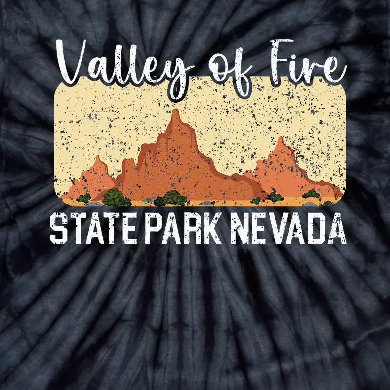 Valley Of Fire State Park Nevada Usa America Nevadans Tie-Dye T-Shirt