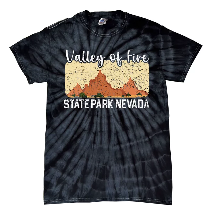 Valley Of Fire State Park Nevada Usa America Nevadans Tie-Dye T-Shirt