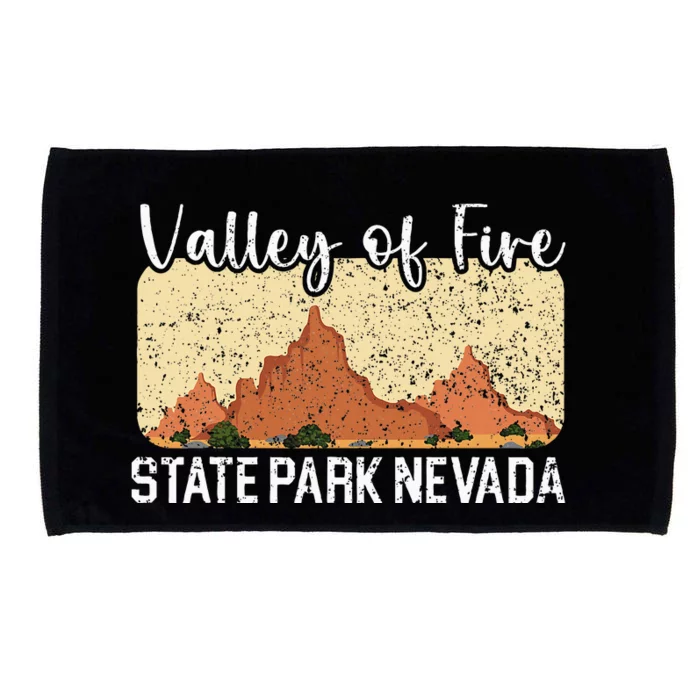 Valley Of Fire State Park Nevada Usa America Nevadans Microfiber Hand Towel