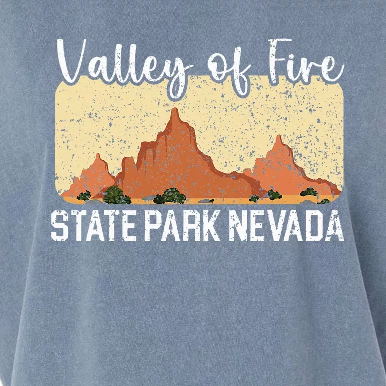 Valley Of Fire State Park Nevada Usa America Nevadans Garment-Dyed Women's Muscle Tee