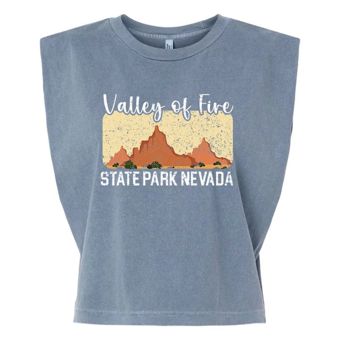 Valley Of Fire State Park Nevada Usa America Nevadans Garment-Dyed Women's Muscle Tee