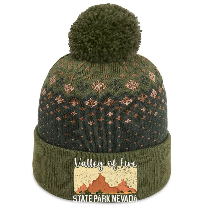 Valley Of Fire State Park Nevada Usa America Nevadans The Baniff Cuffed Pom Beanie