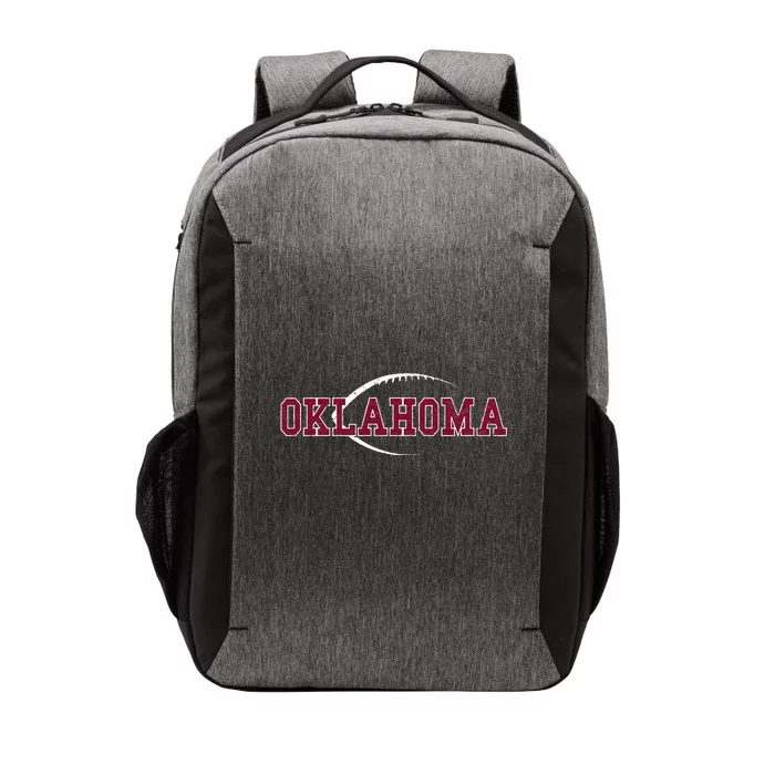 Vintage Oklahoma Football Icon Vector Backpack