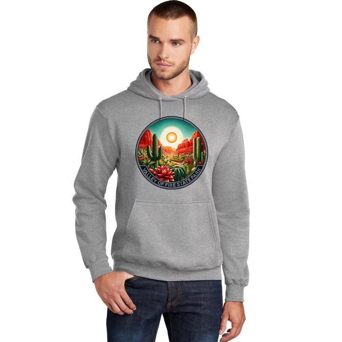 Valley Of Fire State Park Nevada Desert Cactus Plants Tall Hoodie