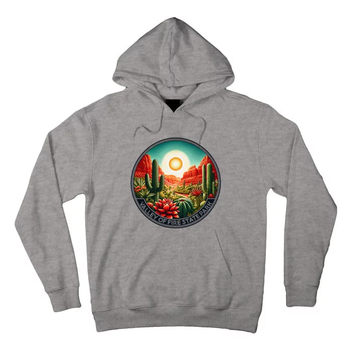 Valley Of Fire State Park Nevada Desert Cactus Plants Tall Hoodie