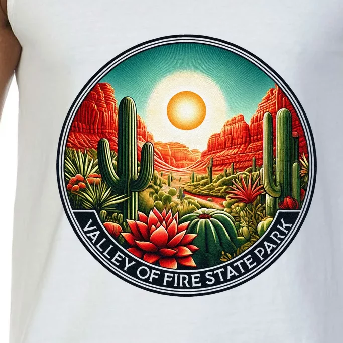 Valley Of Fire State Park Nevada Desert Cactus Plants Comfort Colors® Tank Top