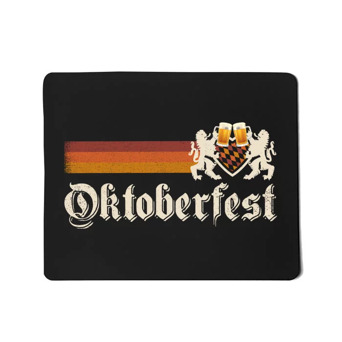 Vintage Oktoberfest German Beer Drinking Festival Mousepad