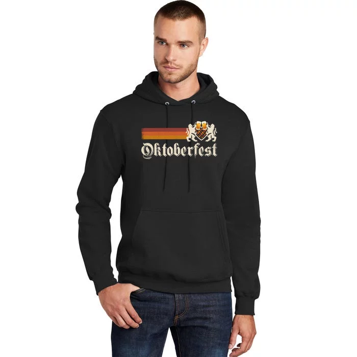 Vintage Oktoberfest German Beer Drinking Festival Tall Hoodie