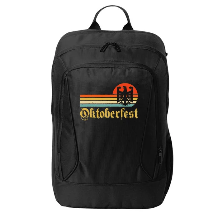 Vintage Oktoberfest German Flag Drinking City Backpack