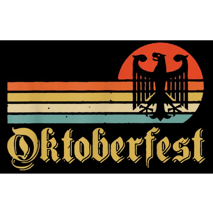 Vintage Oktoberfest German Flag Beer Drinking Bumper Sticker