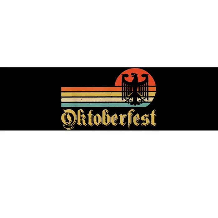 Vintage Oktoberfest German Flag Beer Drinking Bumper Sticker