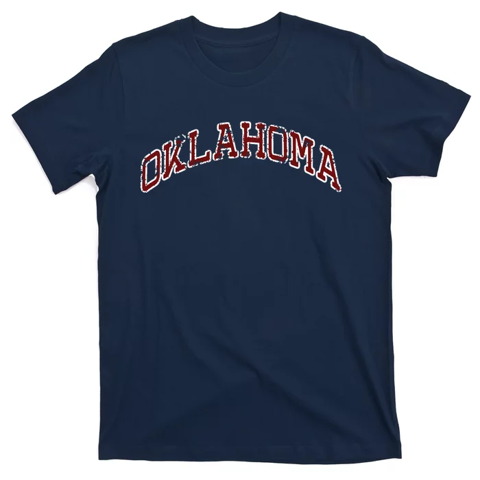 Vintage Oklahoma Home State Old Fashion Sports Fans T-Shirt