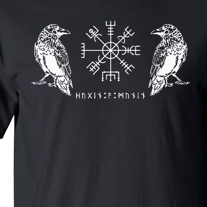 Vegvisir Odins Hugin And Munin Tall T-Shirt