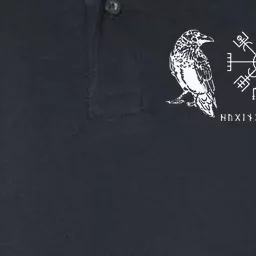 Vegvisir Odins Hugin And Munin Softstyle Adult Sport Polo