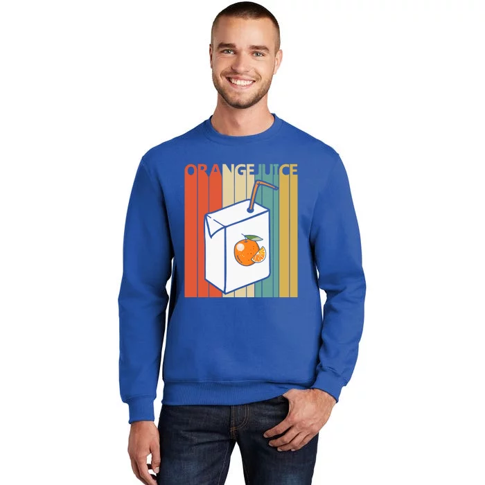 Vintage Orange Juice Gift Tall Sweatshirt