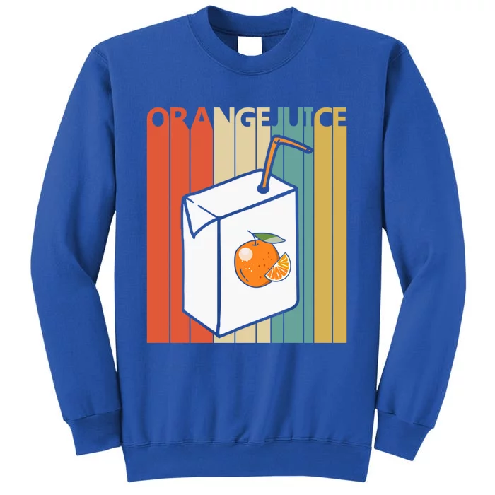 Vintage Orange Juice Gift Sweatshirt